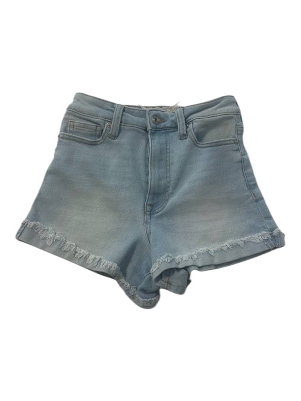 Atlar’d state Blue Jean Shorts with Vintage Distressed Look Size 1/25